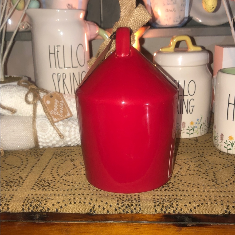 Rae Dunn LOVE Birdhouse Red - Picture 5 of 10